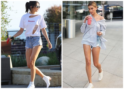 "Muôn hình vạn trạng" trong cách phối đồ với quần shorts jean