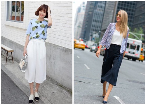 Muốn mặc quần lửng ống rộng (culottes) đẹp, đừng quên 4 điều sau