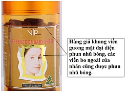 Phân biệt nhau thai cừu Essence of baby sheep thật giả