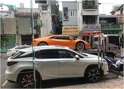 Siêu xe Lamborghini Huracan "gào thét" bên trong cửa hàng "Su xì po" tại Bình Dương