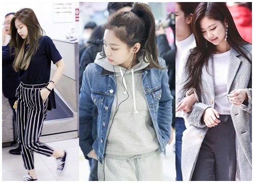 Style đời thường chất lừ của Jennie (Black Pink)