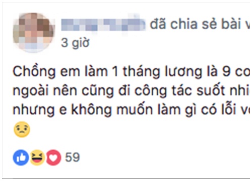 Than cô đơn và sợ "làm chuyện có lỗi" khi chồng đi làm xa, vợ trẻ khiến MXH xôn xao bởi chi tiết chẳng liên quan