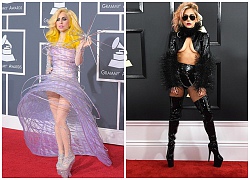 Thời trang từ quái dị đến quyến rũ trên thảm đỏ của Lady Gaga