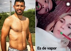 Aguero phì phèo shisha với bạn gái 18 tuổi