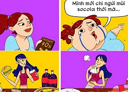 Bộ tranh: Tình bạn đáng yêu nhất là khi giữa hai đứa có một đứa béo và một đứa siêu gầy