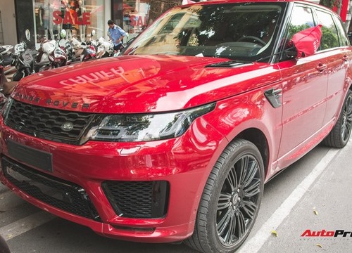 Dân chơi Lào sang Việt Nam bằng Range Rover Sport 2018 gây xôn xao