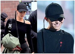 Nhìn này, siêu mẫu Bella Hadid đội mũ lưỡi trai thuộc nhãn hiệu Peaceminusone do G-Dragon thiết kế đấy