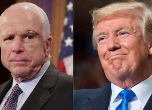 Tổng thống Trump bị chỉ trích vì ngăn Nhà Trắng ca ngợi ông John McCain