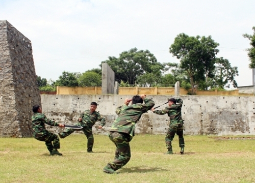 Trên thao trường của người lính trinh sát đặc nhiệm