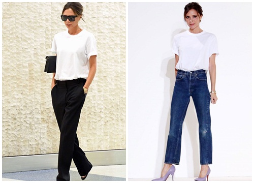 Victoria Beckham tiết lộ 3 chi tiết tạo nên chiếc áo T-shirt trắng hoàn hảo