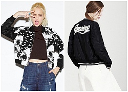 Xu hướng áo khoác nữ bomber jacket đẹp không thể chất hơn đông 2018 2019