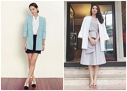 Cách mix áo vest blazer nữ cho bạn gái thêm nổi bật