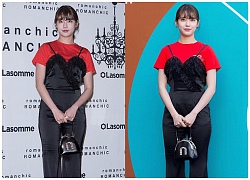 Diện jumpsuit khó mặc, ảnh đã chỉnh sửa thì đẹp lung linh nhưng ảnh bị chụp của sao Hàn lại lộ điểm kém duyên