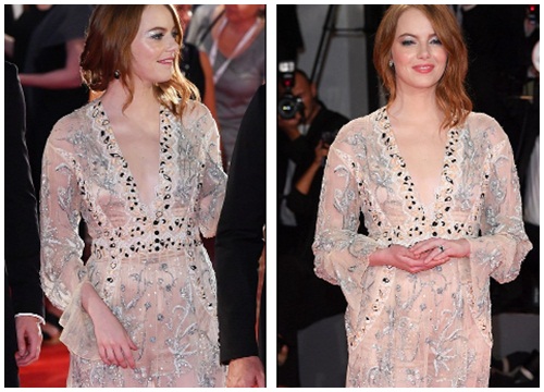 Emma Stone tỏa sáng với váy áo xuyên thấu trên thảm đỏ LHP Venice