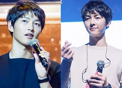 Hô biến mái tóc xoăn dài lãng tử, Song Joong Ki xuất hiện với diện mạo mới toanh tại lễ kỷ niệm 10 năm ra mắt