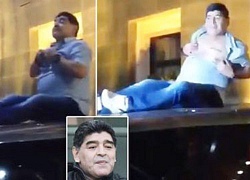 Maradona bị chê cười vì... say mất người