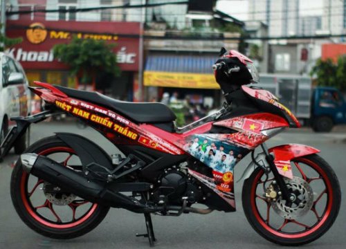 Ngắm tuyệt phẩm Yamaha Exciter của chàng trai "cuồng" U23 Việt Nam