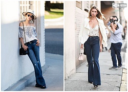 Quên Skinny Jeans đi, hè này phải diện Jeans ống loe!