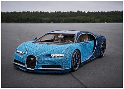 Siêu xe Bugatti Chiron hoàn thiện từ hơn 1 triệu miếng ghép LEGO, đi được 30 km/h