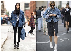 5 phối đồ với áo khoác denim oversized cực ngầu cho cô nàng cá tính