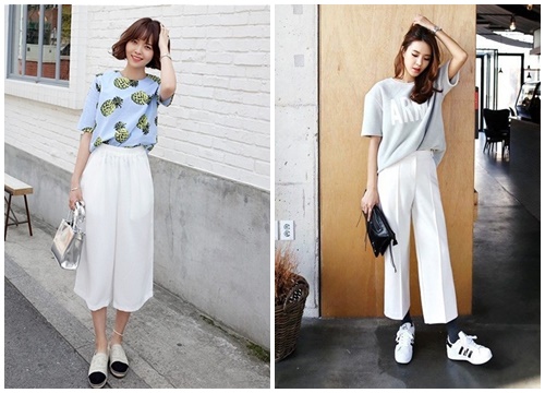 Cách mix đồ siêu "thần thái" với quần culottes đang "làm mưa làm gió" trong hè này