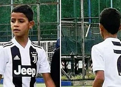 Con trai Ronaldo lập poker trong trận ra mắt đội U9 Juventus