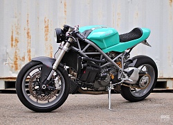 Ducati 848 cafe fighter độ màu sắc lạ mắt