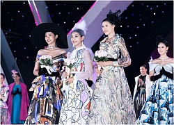 Hoa hậu Mỹ Linh, Kỳ Duyên đẹp như "tạc tượng", nắm tay cùng catwalk