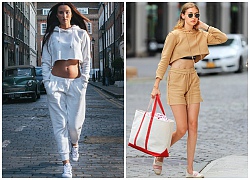 Học cách phối đồ với hoodie croptop trong thời tiết sáng lạnh, trưa nóng, tối mát mẻ