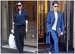 Mặc đẹp phong cách menswear như Victoria Beckham