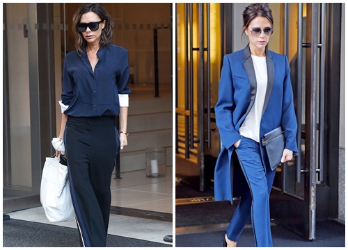 Mặc đẹp phong cách menswear như Victoria Beckham