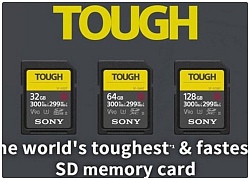 Sony ra mắt SF-G Touch, thẻ nhớ SD nhanh nhất và bền nhất trên thị trường