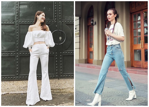 Street Style tuần qua: Sao Việt đua nhau lăng xê mốt quần ống loe, quần ống suông cực đẹp