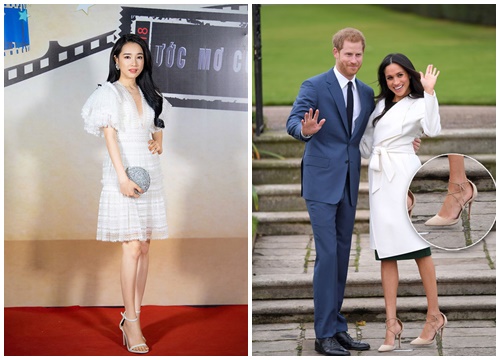 Thật bất ngờ khi Công nương Meghan và Nhã Phương lại có điểm chung trong cách chọn giày