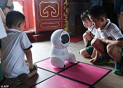 Thử nghiệm robot trông trẻ ở trường mầm non làm nhiều người thích thú