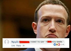 Bình luận tục tĩu của bạn trẻ Việt Nam "được" lên top trang cá nhân của Mark Zuckerberg