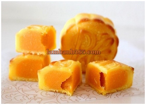 Cách làm bánh Trung thu nướng nhân custard