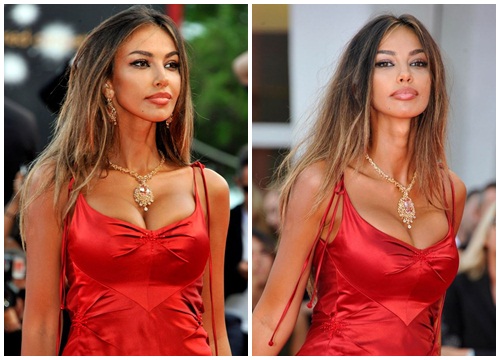 Chân dài Madalina Ghenea khoe ngực đầy nóng 'bỏng mắt' tại LHP Venice