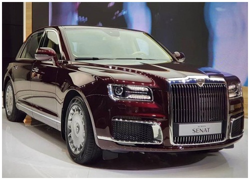 Chi tiết Limousine siêu sang của Nga Aurus Senat 2019