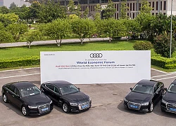 Dàn xe sang Audi tiền tỷ phục vụ WEF tại Hà Nội