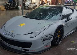 Ferrari 458 Italia độ Liberty Walk "tắm mưa" giữa phố Sài Gòn