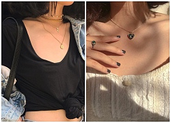 Hữu Vi chưa kịp biết mốt choker cá tính, thì trang sức đá đã 'hạ gục' các chị em rồi !