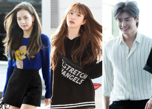 Màn đọ sắc khủng nhất tại sân bay: Black Pink đẹp miễn chê, Hani khoe body thần thánh bên EXID, Lee Jong Suk