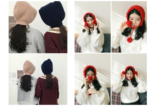 Mũ nồi sắp hết thời rồi, Self-tie knit hat mới là chiếc mũ hot nhất mùa thu đông này bạn nhé!