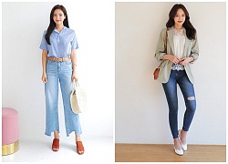 Muốn mặc quần jeans nhưng lại ngại chân ngắn, bạn cứ mua 7 kiểu quần này