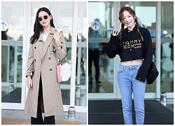 Thời trang sân bay đầu thu của sao Hàn: Hyomin diện style đơn giản sang Việt Nam, Sulli và Oh Yeon Seo diện áo choàng cho lịch trình trời Tây