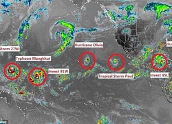 9 cơn bão xuất hiện cùng lúc, chuyên gia cảnh báo điểm "bất thường"
