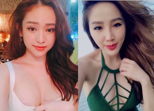 Bảo Thy cùng Thúy Vi rủ nhau khoe vòng 1 siêu khủng ngập tràn Instagram