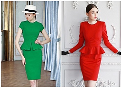 BST những bộ đồ peplum siêu đẹp 2018