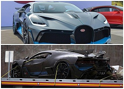 Cư dân mạng đang "phát điên" với hình ảnh chiếc siêu xe triệu đô Bugatti Divo gặp nạn